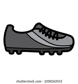 cleat shoe football soccer icon image 