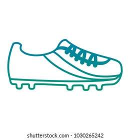 cleat shoe football soccer icon image 