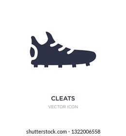 cleats icon on white background. Simple element illustration from American football concept. cleats sign icon symbol design.