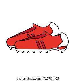 cleats shoes football soccer icon image 