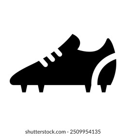 Cleats, sapatos de futebol ícone vetor ilustração design gráfico