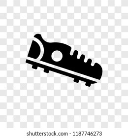 Cleats vector icon isolated on transparent background, Cleats transparency logo concept