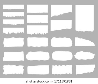 Cleaved paper material / vector