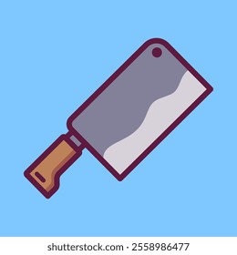 Cleaver cartoon hand drawn illustrations