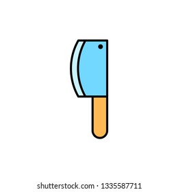 Cleaver flat vector icon sign symbol