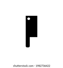 cleaver icon, chopper vector  knife illustration