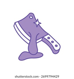 Icono Cleaver limpio y moderno Ilustración vectorial