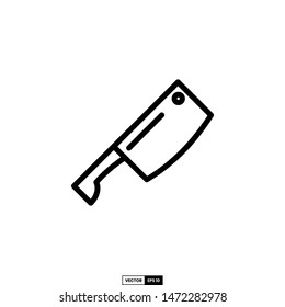 Cleaver icon, design inspiration vector template for interface and any purpose