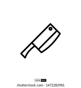 Cleaver icon, design inspiration vector template for interface and any purpose