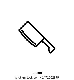 Cleaver icon, design inspiration vector template for interface and any purpose
