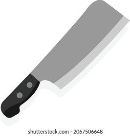 Ilustración vectorial de icono de cuchillo de Cleaver