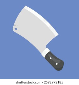 Cleaver Knife vector Illustration. Chef knife vector icon.