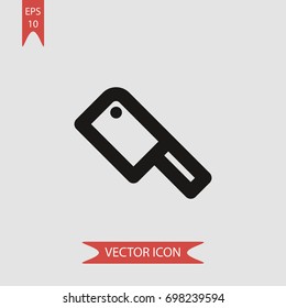 Cleaver vector icon, illustration symbol