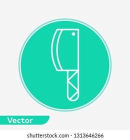 Cleaver vector icon sign symbol