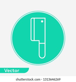 Cleaver vector icon sign symbol