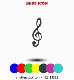 Clef icon. 