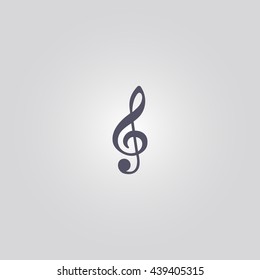 clef icon. clef sign