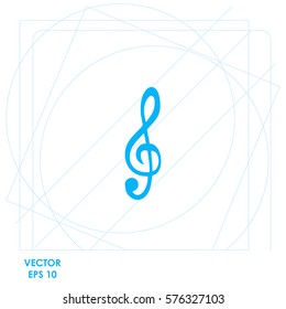Clef  icon Vector design.
