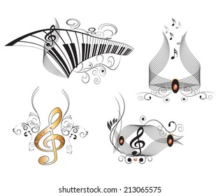 clef and key notes