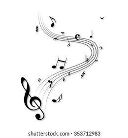 Clef Music Notes