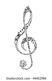 Clef From Sheet Music Symbols