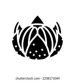 clementine mandarin glyph icon vector. clementine mandarin sign. isolated symbol illustration