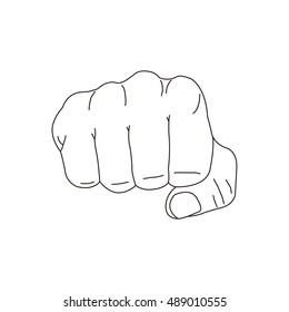 Clenched fist