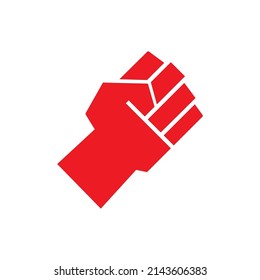 Clenched fist hand vector image