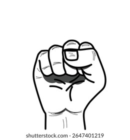 clenched fist vektor, clenched fist pose vektor