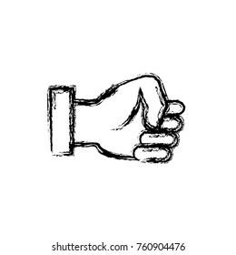 Clenched hand symbol