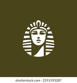 Cleopatra lady logo for sale.