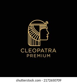 Cleopatra Logo Design Icon Template