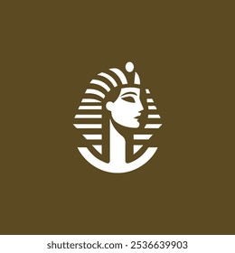 Logotipo Cleopatra pronto para venda.