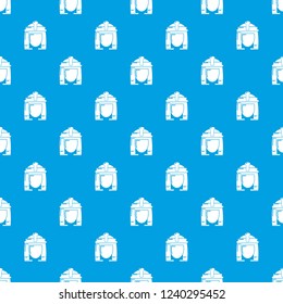 Cleopatra pattern vector seamless blue repeat for any use