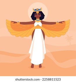 Cleopatra vector illustration design
