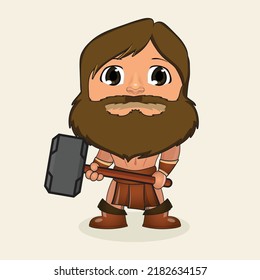 Cleric cartoon character vector art