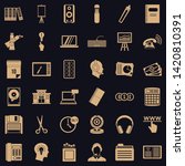 Clerical work icons set. Simple set of 36 clerical work vector icons for web for any design