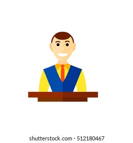 Clerk flat picture