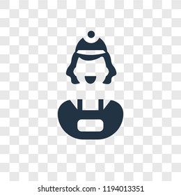 Clerk vector icon isolated on transparent background, Clerk transparency logo 