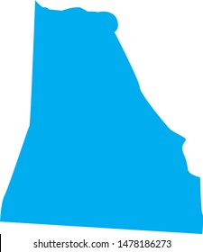 Cleveland county map in the State of North Carolina