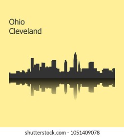 Cleveland, Ohio ( city silhouette )