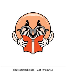 clever ball cartoon vector design