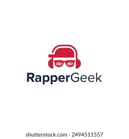 A clever combination of rapper and geek design into a unique design