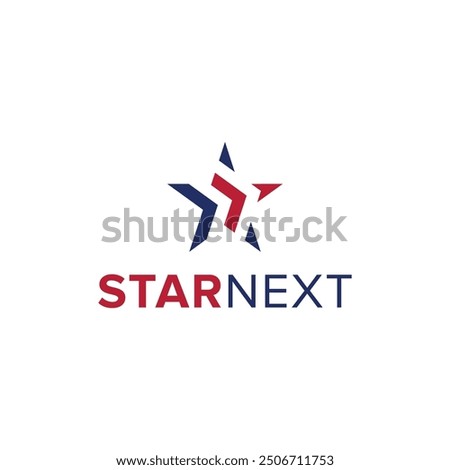 A clever combination of stars and arrows into a unique design