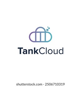 A clever combination of tank and cloud design into a unique design