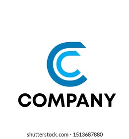 Clever and creative Letter C logo icon design template elements