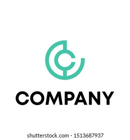 Clever and creative Letter C logo icon design template elements