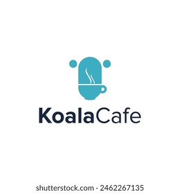 The clever design combination between the koala face and the cafe makes for a unique design