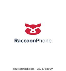 A clever design combination between a raccoon and a phone into a unique design