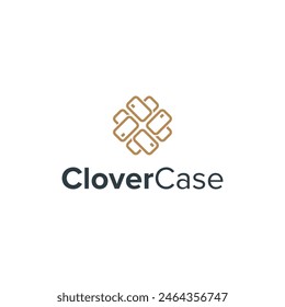 The clever design combination of clover and cellphone case creates a unique design